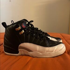 Black and White High-Top Sneakers